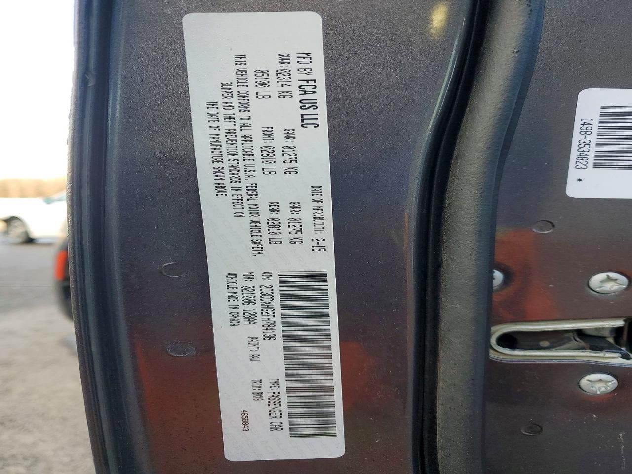 2015 Dodge Charger sxt