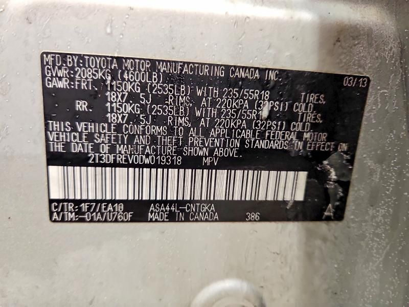 2013 Toyota Rav4 Limited