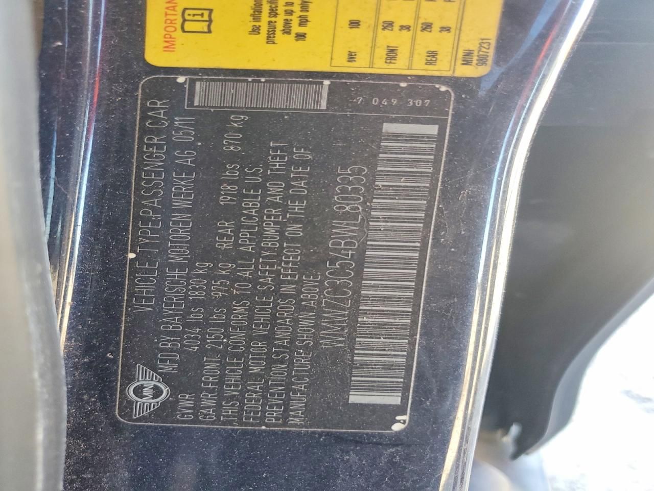 2011 Mini Cooper s Countryman