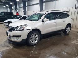 Salvage cars for sale from Copart Ham Lake, MN: 2014 Chevrolet Traverse lt