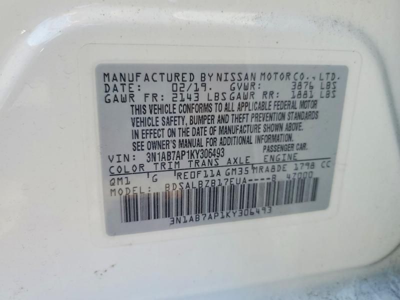 2019 Nissan Sentra s