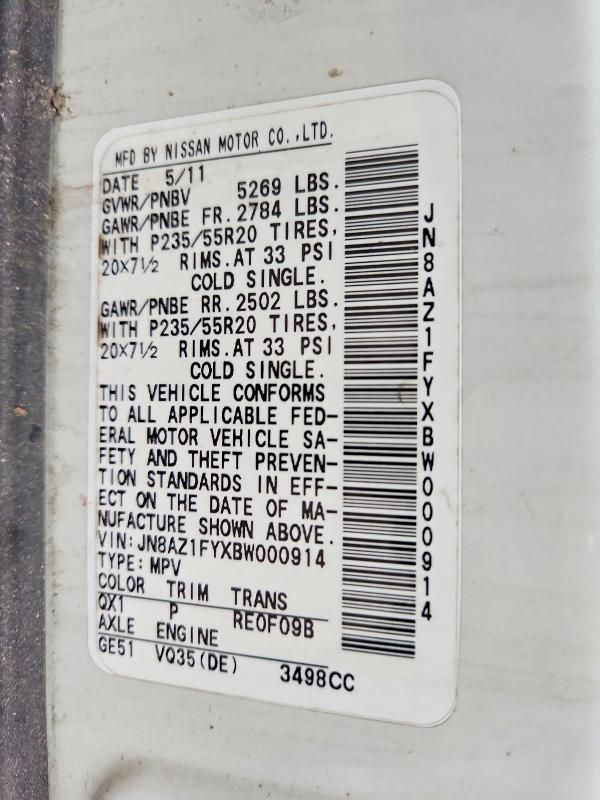 2011 Nissan Murano Crosscabriolet