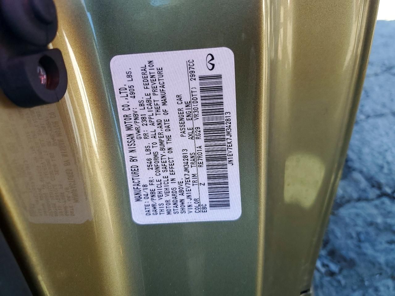 2018 Infinity Q60 3.0t Sport