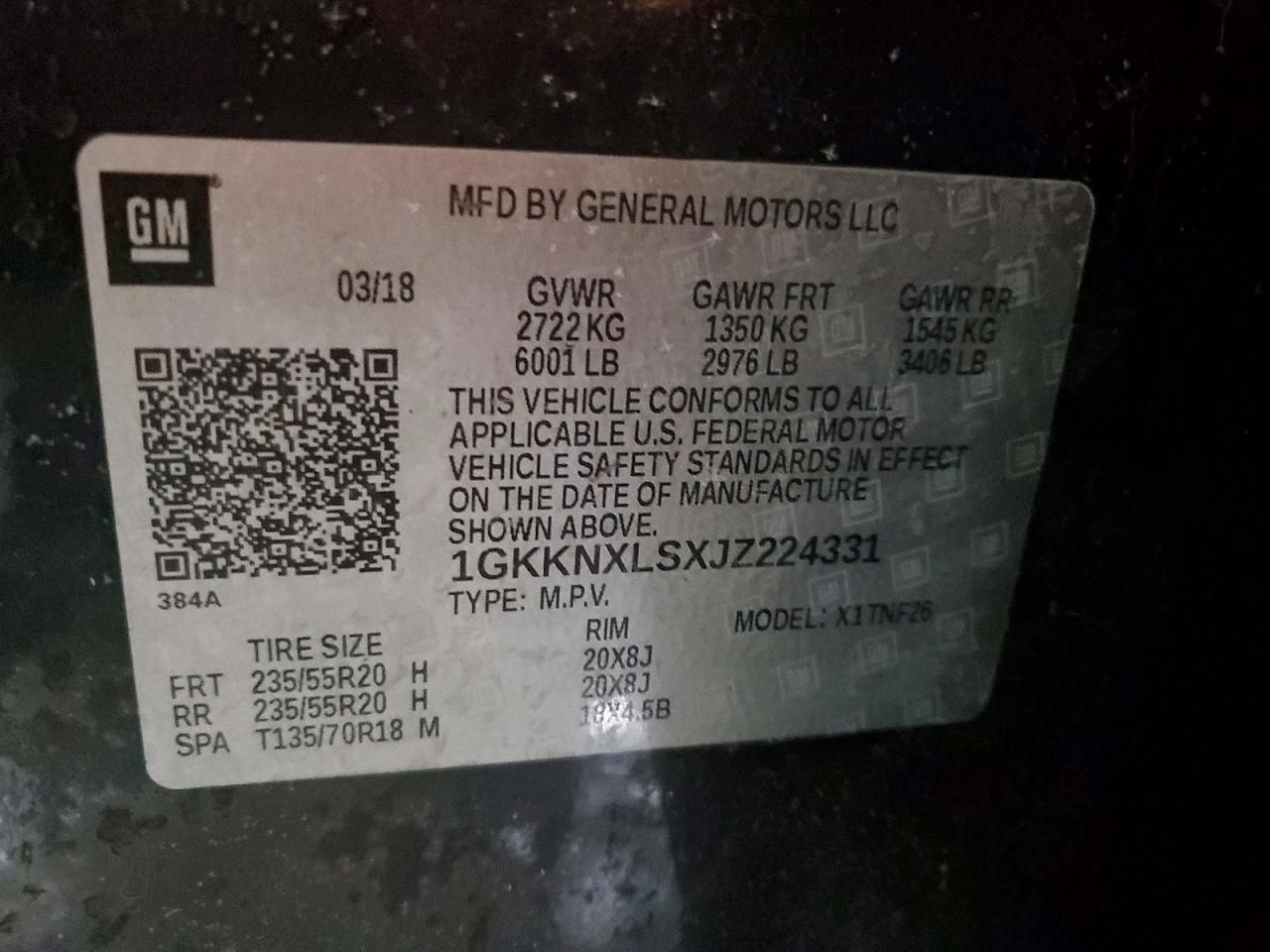 2018 GMC Acadia Denali