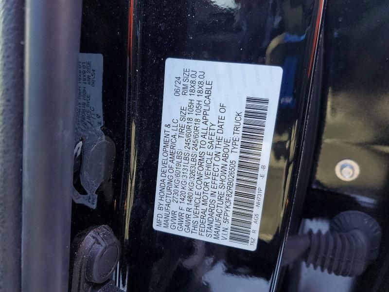 2024 Honda Ridgeline Black Edition