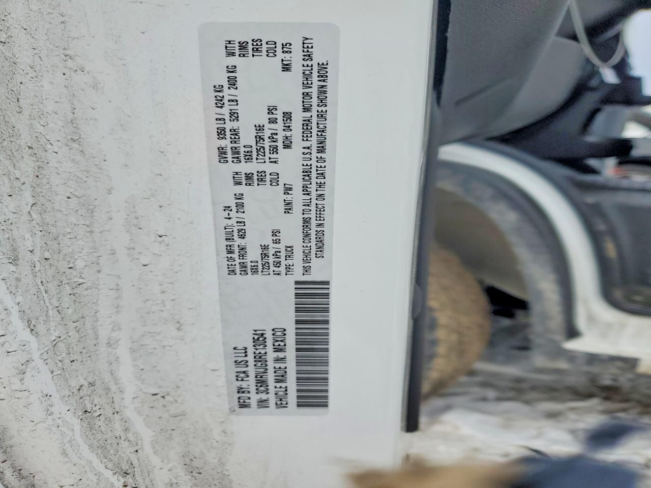 2024 Dodge RAM Promaster 3500 Utility / Service Van