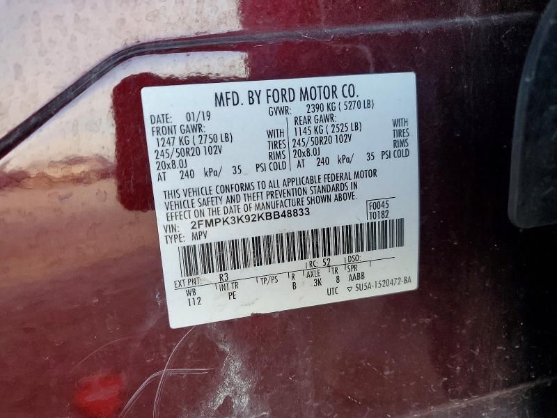 2019 Ford Edge Titanium