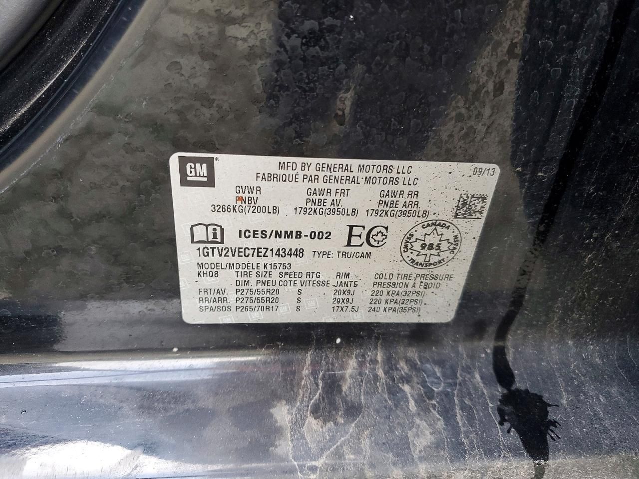 2014 GMC Sierra K1500 SLT