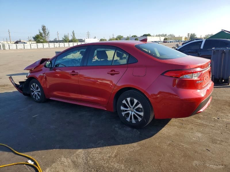 2021 Toyota Corolla Hybrid le