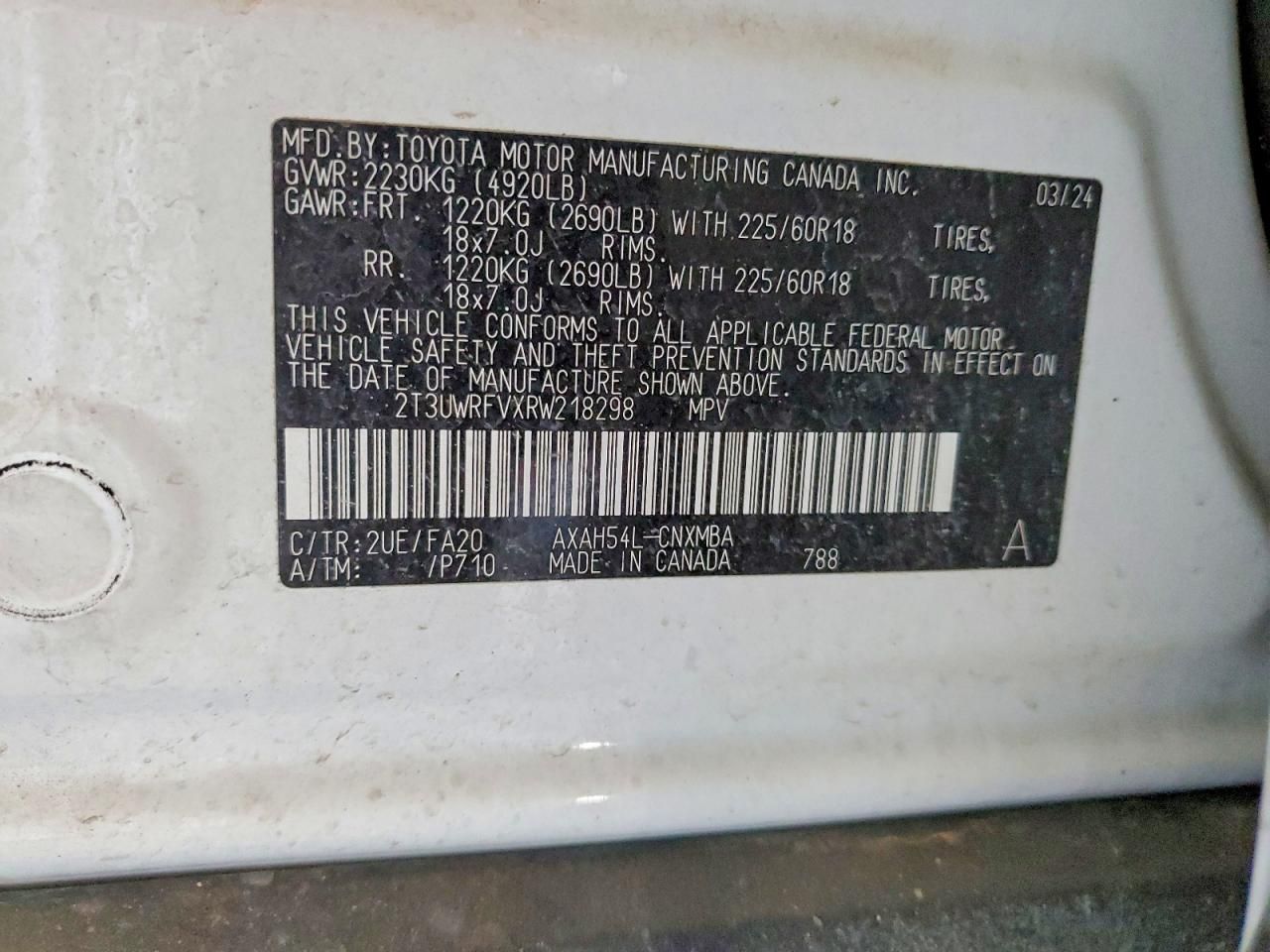 2024 Toyota Rav4 Woodland Edition