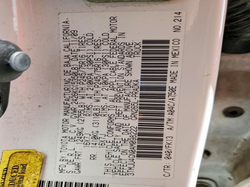 2010 Toyota Tacoma Double cab Prerunner