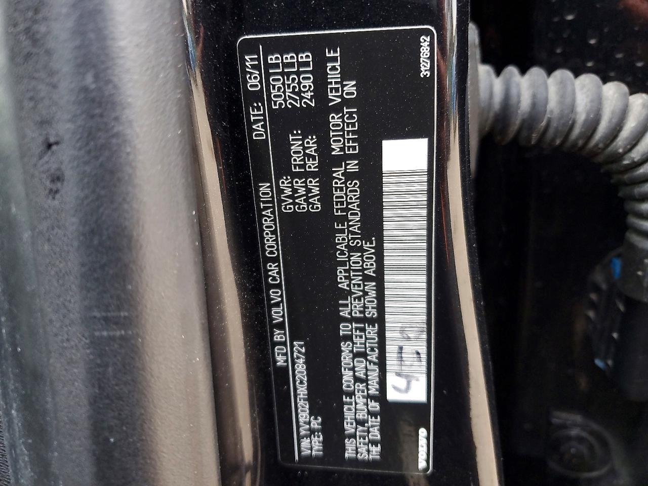 2012 Volvo S60 T6