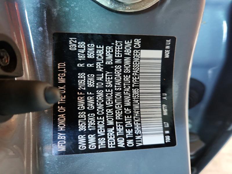 2021 Honda Civic Sport