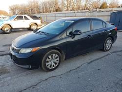 Salvage cars for sale from Copart Rogersville, MO: 2012 Honda Civic lx