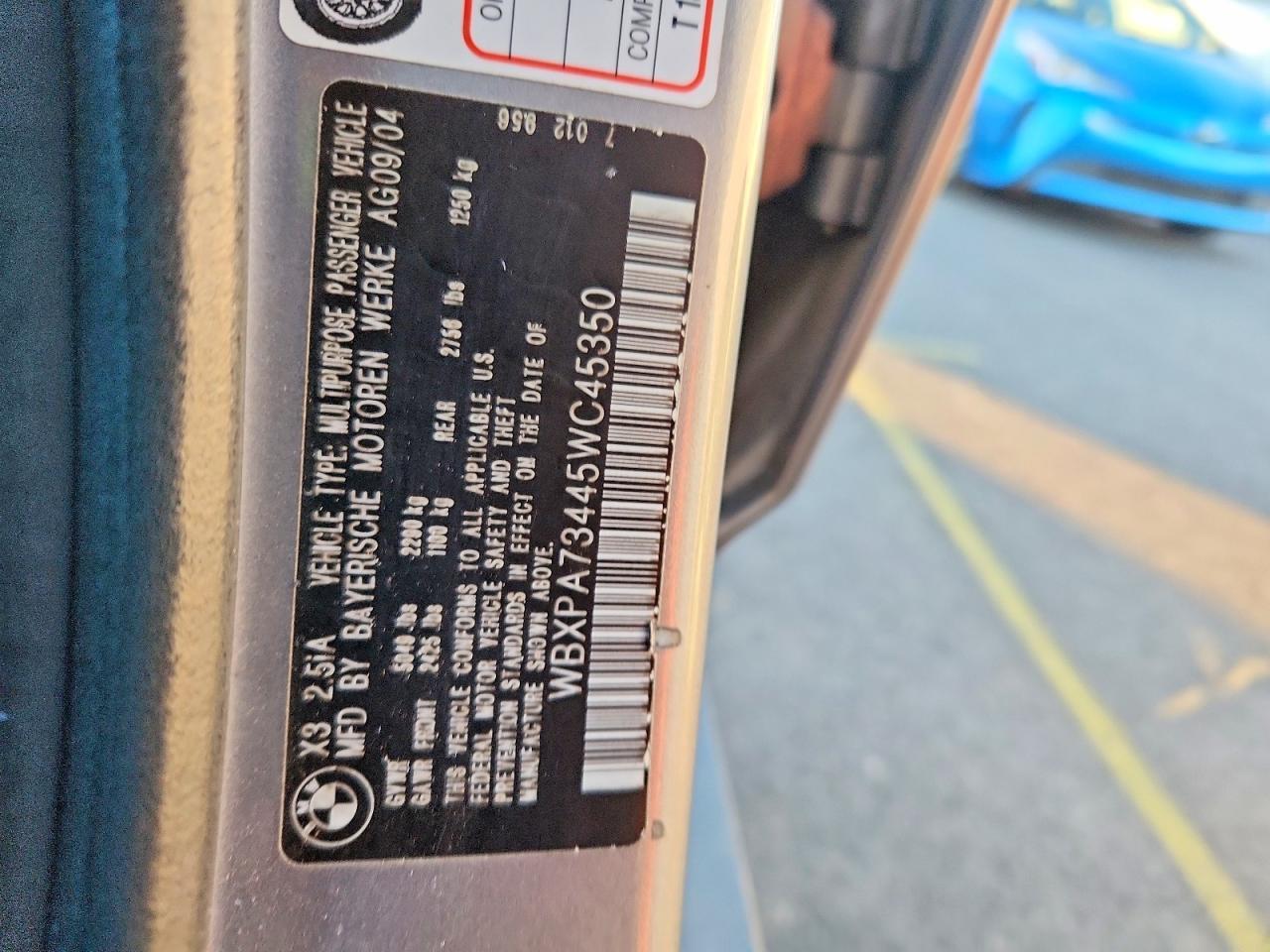 2005 BMW X3 2.5i