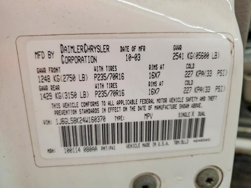 2004 Jeep Liberty Limited