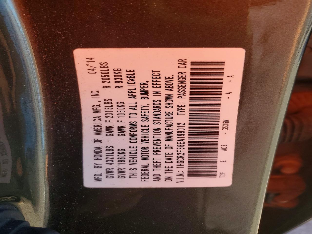 2014 Honda Accord Sport