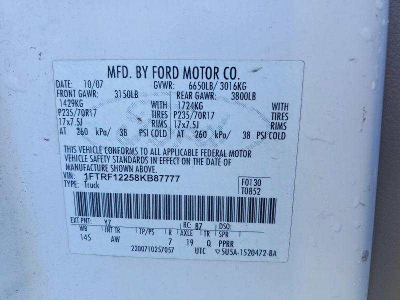 2008 Ford F150 W/KNAPHEIDE Knap KAP