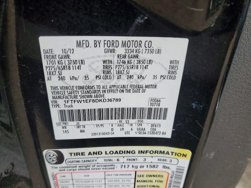 2013 Ford F150 Supercrew