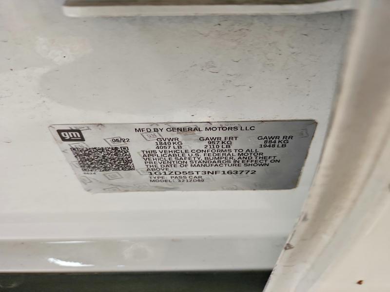 2022 Chevrolet Malibu lt