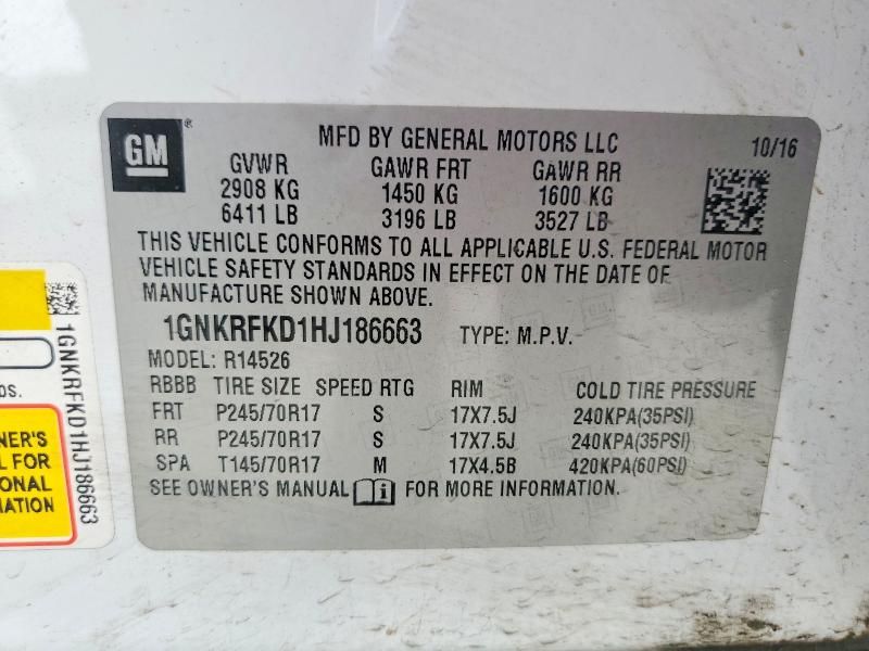 2017 Chevrolet Traverse ls