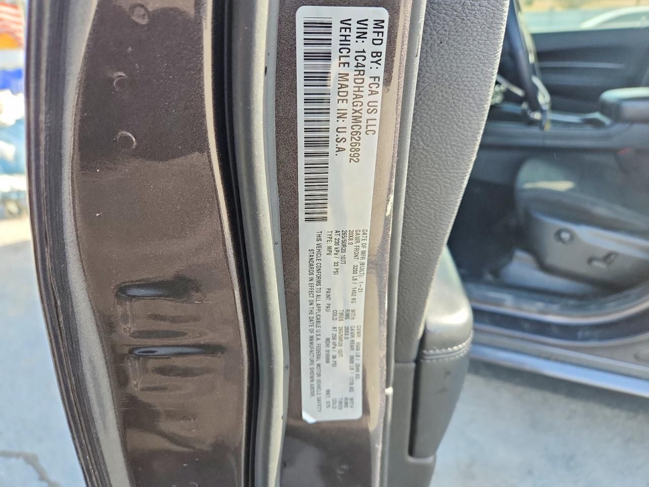 2021 Dodge Durango sxt