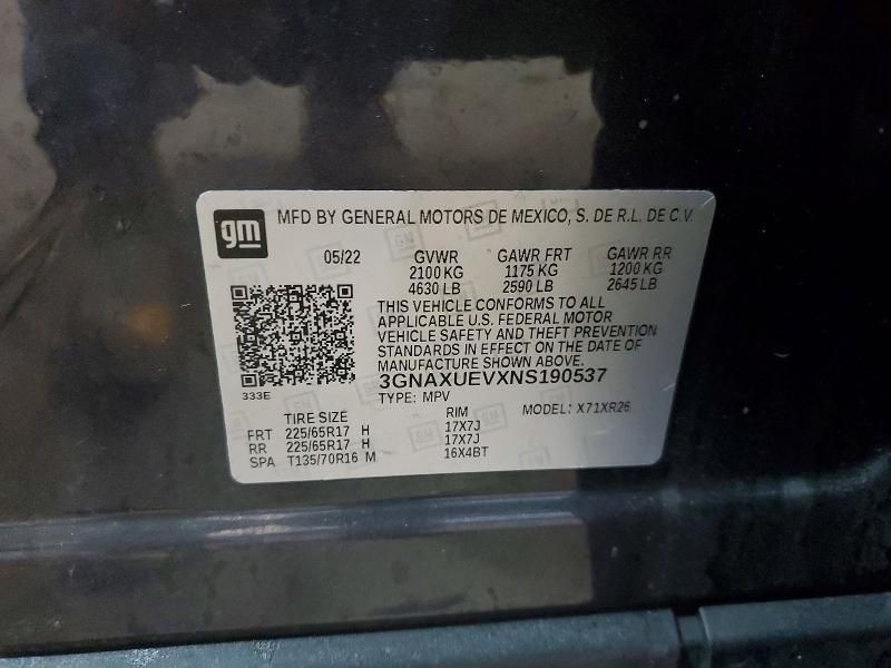 2022 Chevrolet Equinox lt