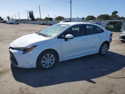 Toyota salvage cars for sale: 2024 Toyota Corolla le