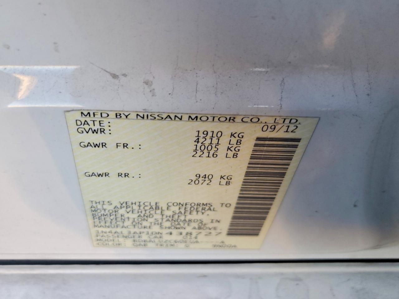 2013 Nissan Altima 2.5