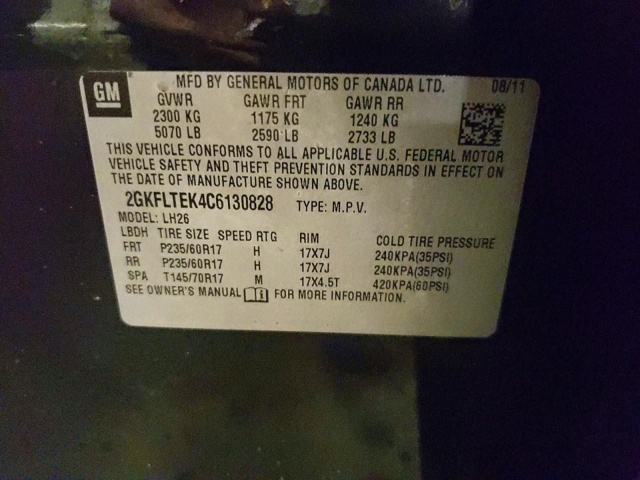 2012 GMC Terrain sle