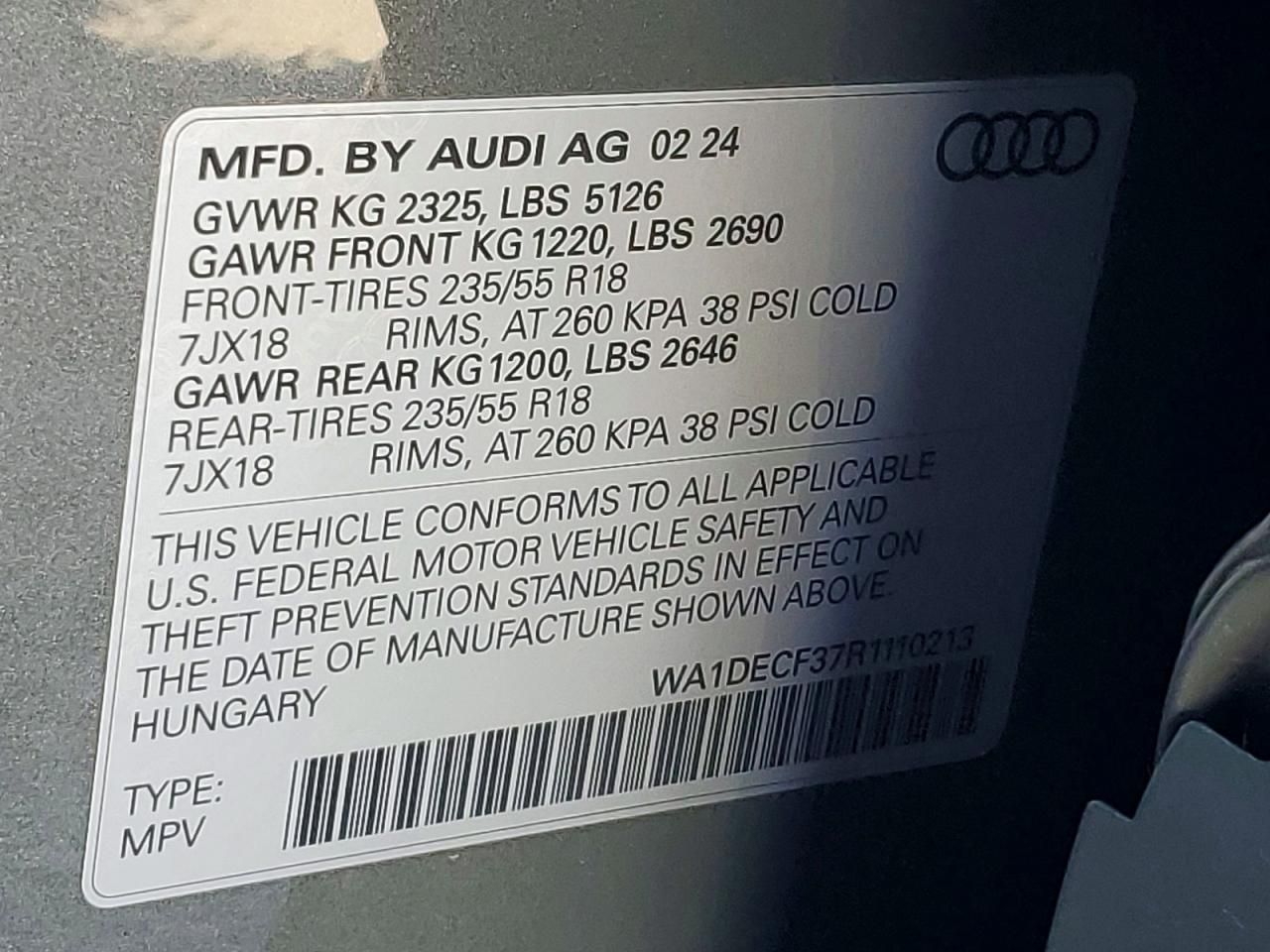 2024 Audi Q3 Premium s Line 45