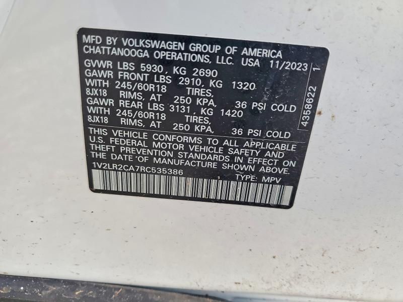 2024 Volkswagen Atlas se