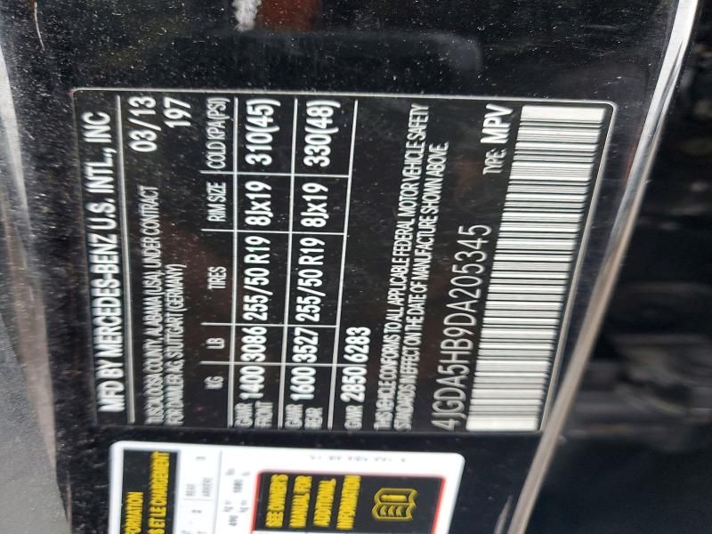 2013 Mercedes-Benz Ml 350 4matic