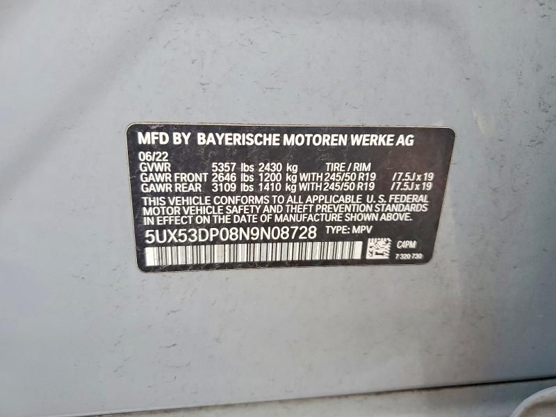 2022 BMW X3 Xdrive30i