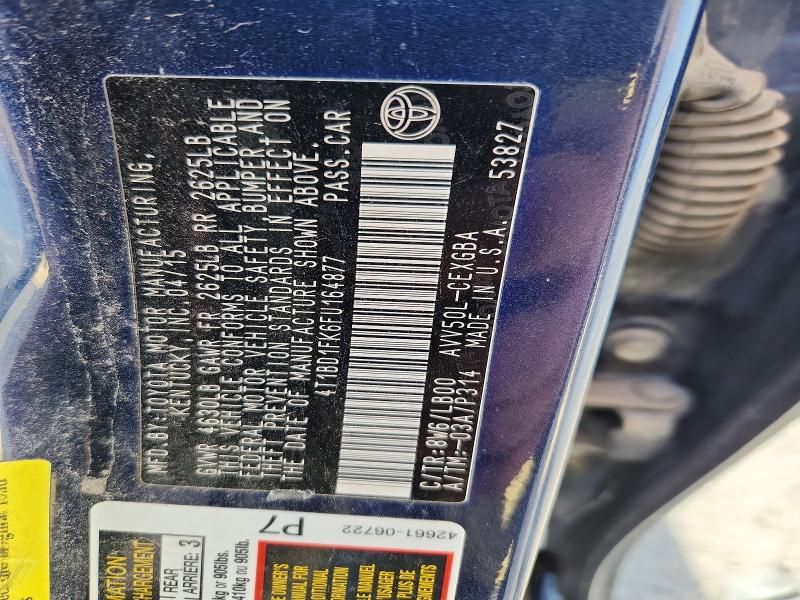 2015 Toyota Camry Hybrid