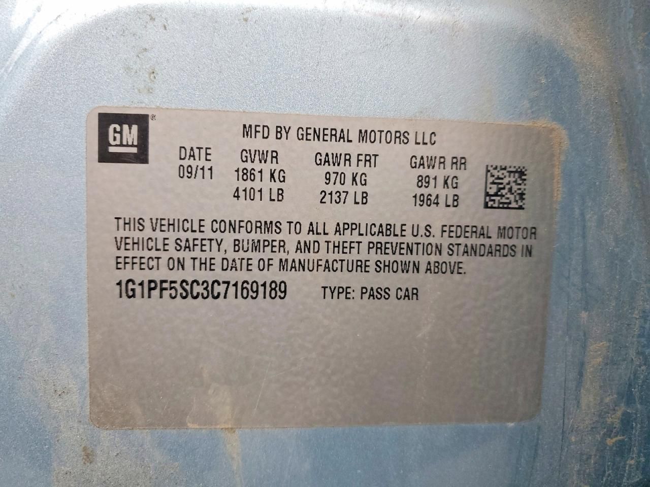 2012 Chevrolet Cruze lt