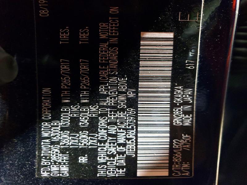 2020 Toyota 4runner Sr5/sr5 Premium