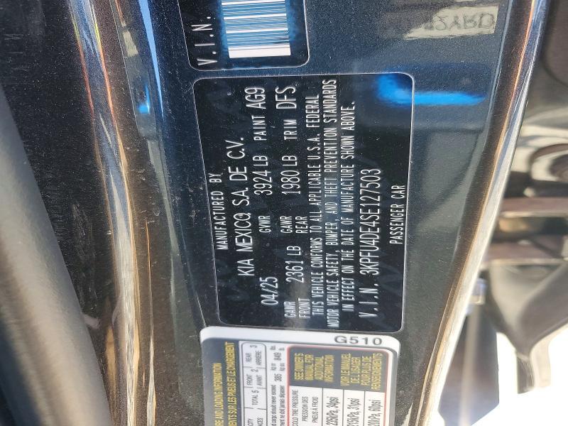 2025 KIA K4 ex