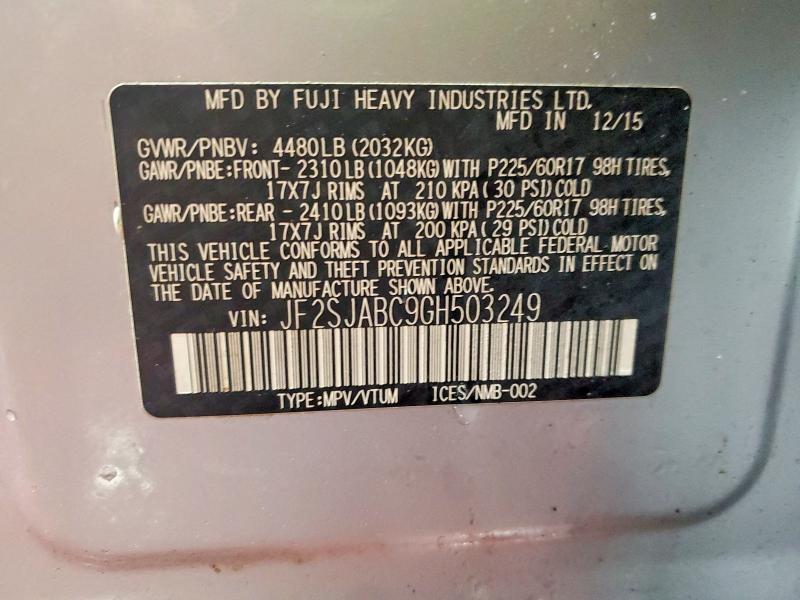 2016 Subaru Forester 2.5i