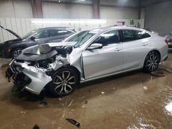 Salvage cars for sale from Copart Elgin, IL: 2018 Chevrolet Malibu lt