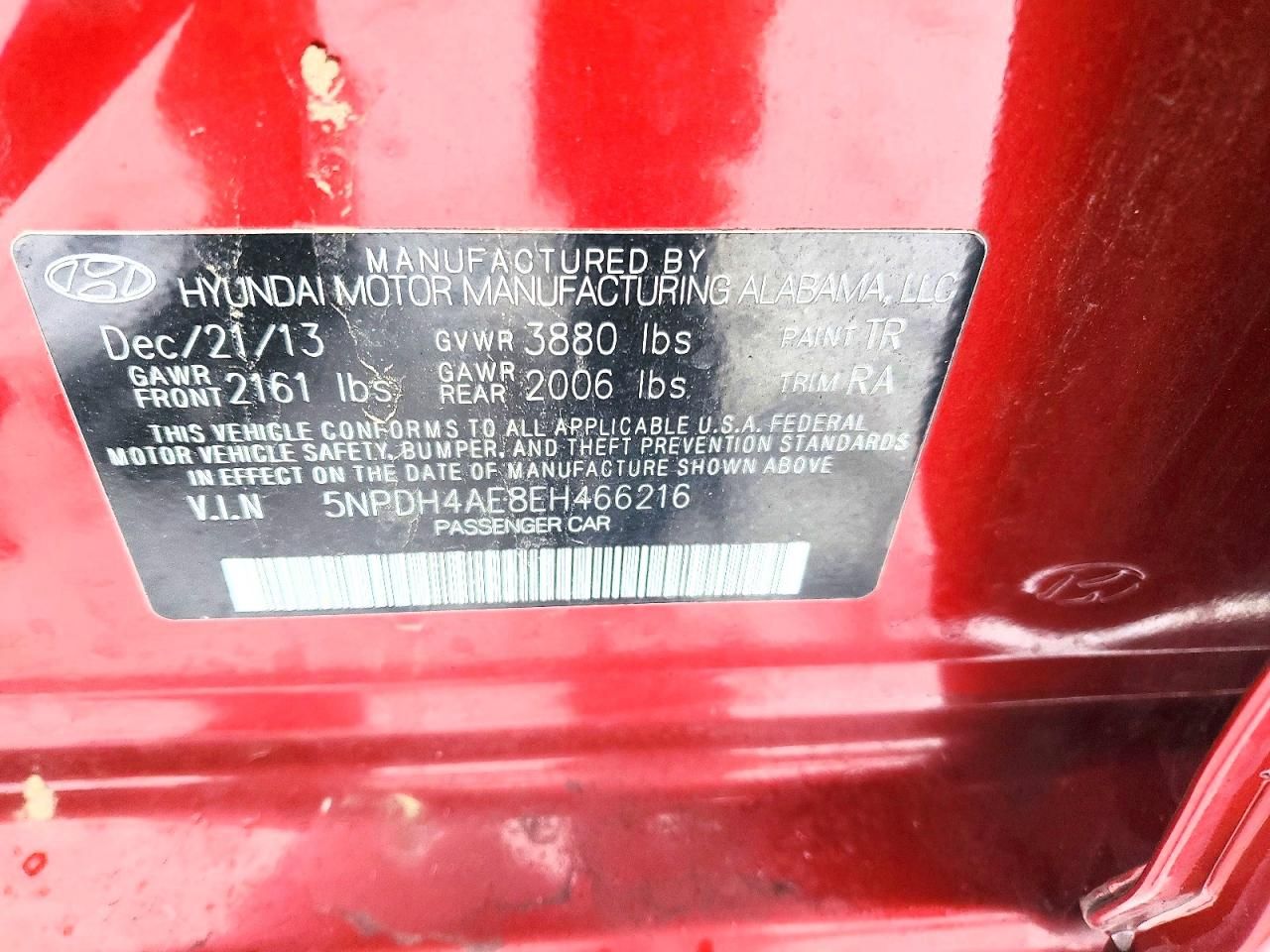 2014 Hyundai Elantra se