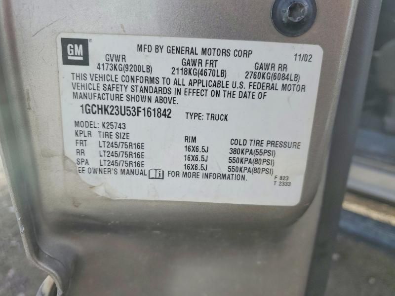 2003 Chevrolet Silverado K2500 Heavy Duty