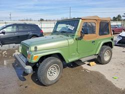 Jeep Wrangler salvage cars for sale: 1997 Jeep Wrangler / tj se