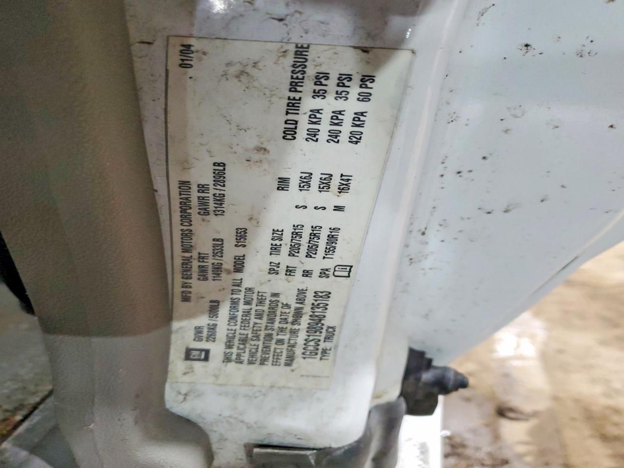 2004 Chevrolet Colorado