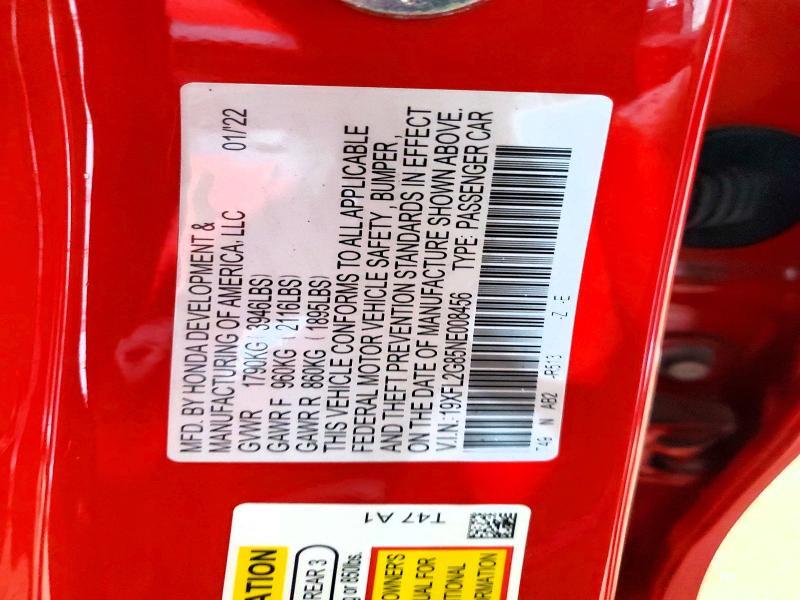 2022 Honda Civic Sport