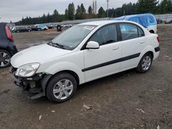 KIA salvage cars for sale: 2009 KIA Rio Base