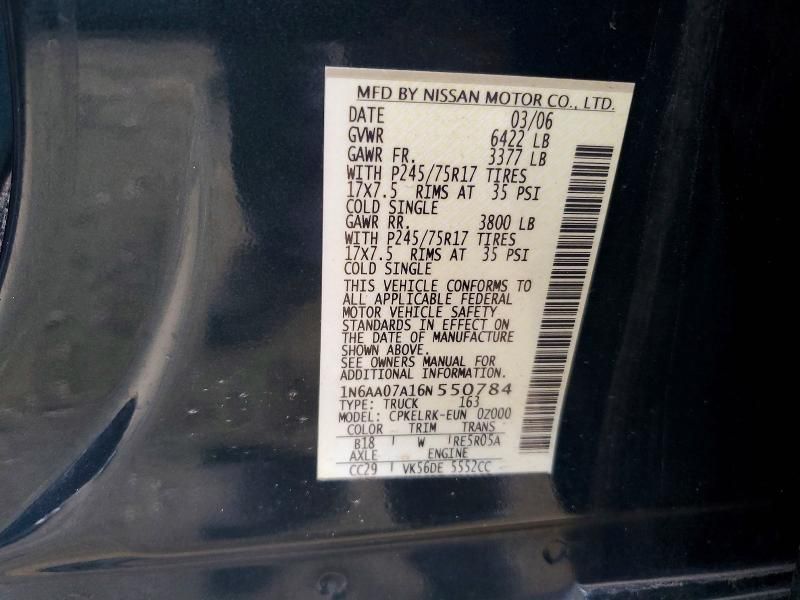 2006 Nissan Titan XE