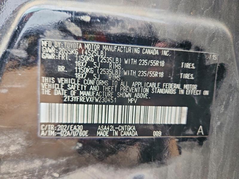 2015 Toyota Rav4 Limited