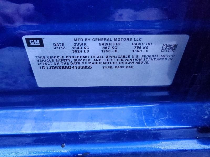 2013 Chevrolet Sonic lt