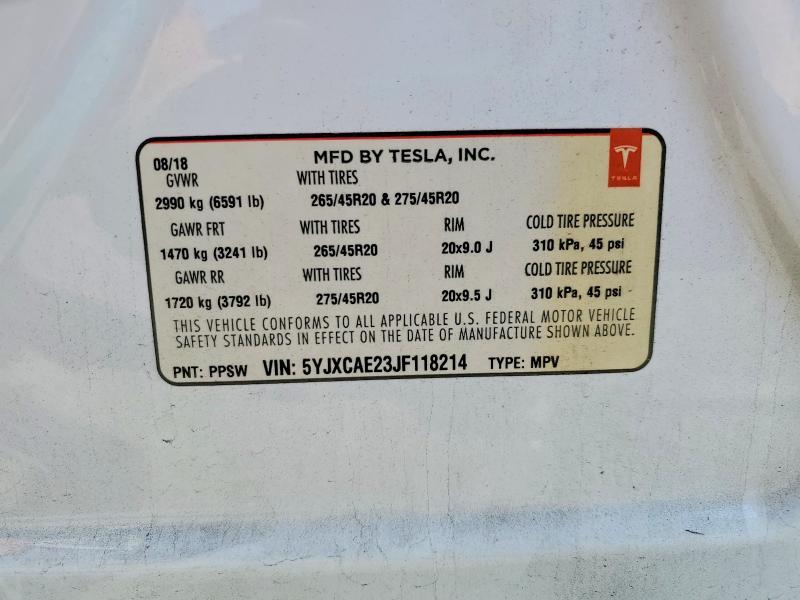 2018 Tesla Model x